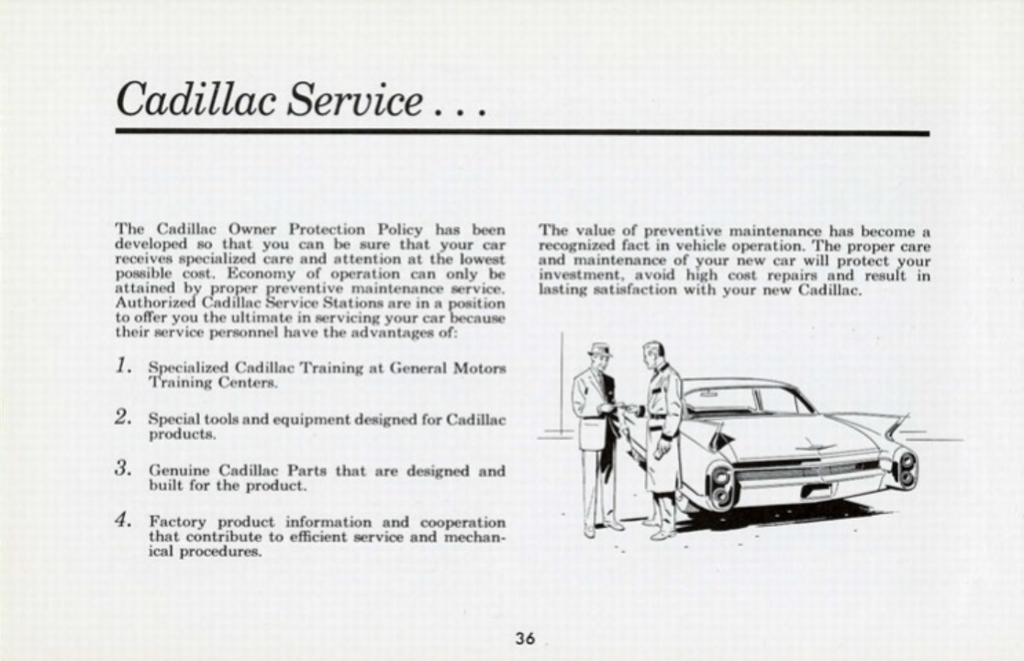 1960 Cadillac Owners Manual Page 28
